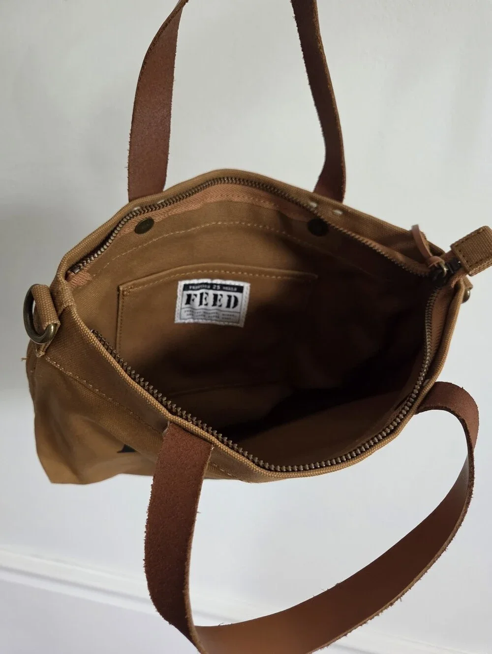 FEED The Children of the World Canvas Purse